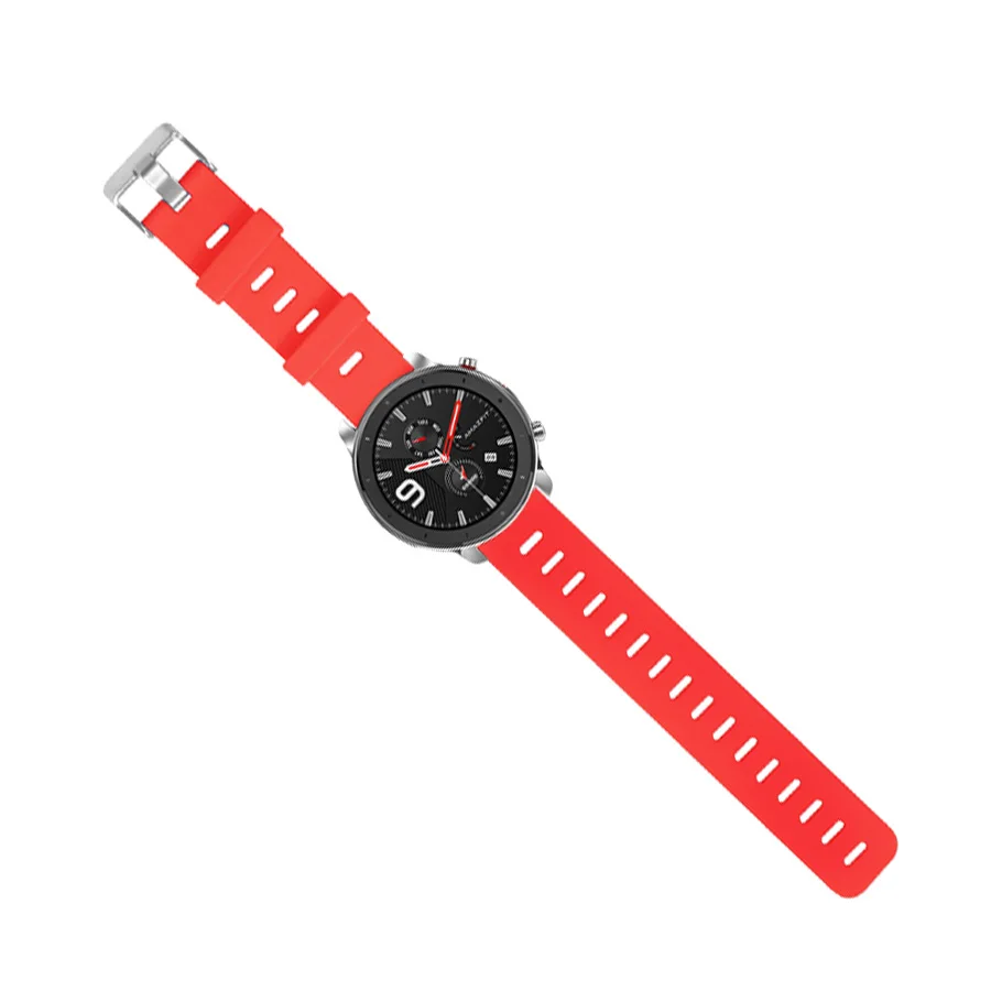 Спортивный силиконовый браслет для Xiaomi Huami Amazfit GTR 47 мм 42 мм браслет для Amazfit GTR Замена часов ремешок для часов