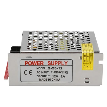 

AC110V / 220V to DC12V Switch Power Supply Adapter For LED Strip 3D, 2A 24W
