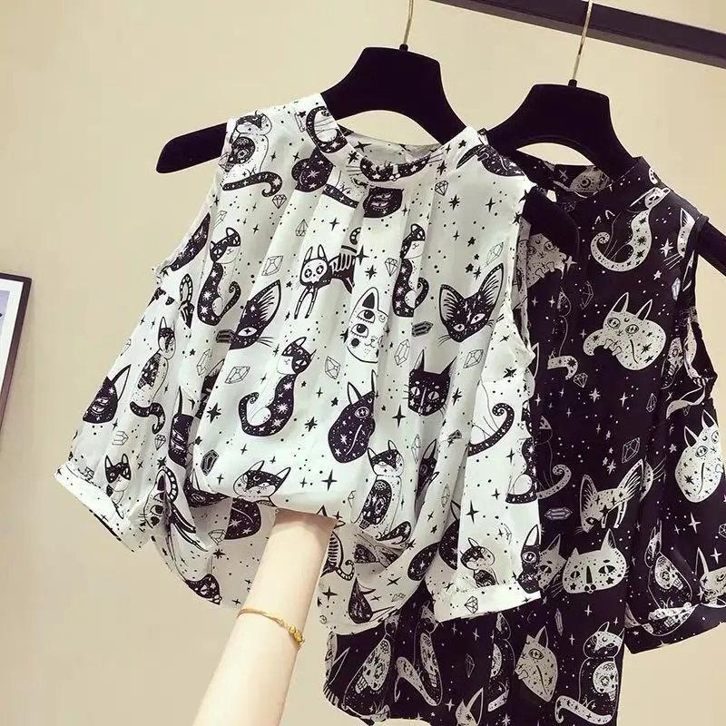 Женские Белые Кружевные блузы Kawaii модные офисные тонкие шифоновые рубашки с