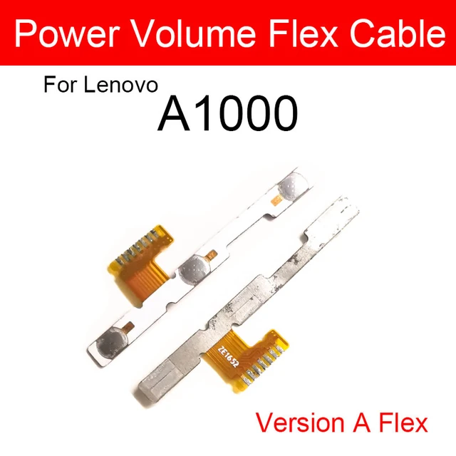 Power On/Off Volume Switch Flex Cable For Lenovo A1000 Power Side.