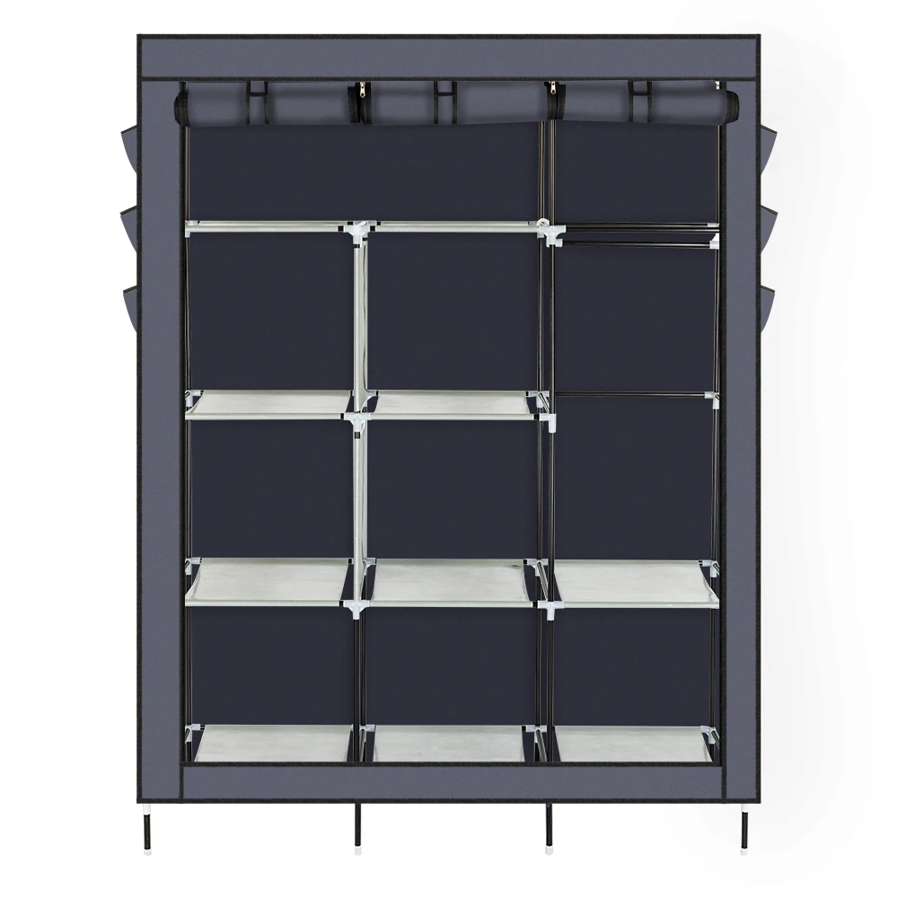Portable Bedroom Multipurpose Non-woven Cloth Wardrobe Folding Clothing Storage Cabinet Dustproof Cloth Closet Home Furniture Portable Bedroom Multipurpose Non-woven Cloth Wardrobe Folding Clothing Storage Cabinet Dustproof Cloth Closet Home Furniture