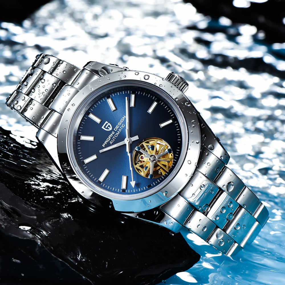free dropshipping PAGANI DESIGN Top Brand Business Waterproof Mechanical Watch Stainless Steel Men Watch Sapphire Glass Tourbillon Automatic Watch (29)