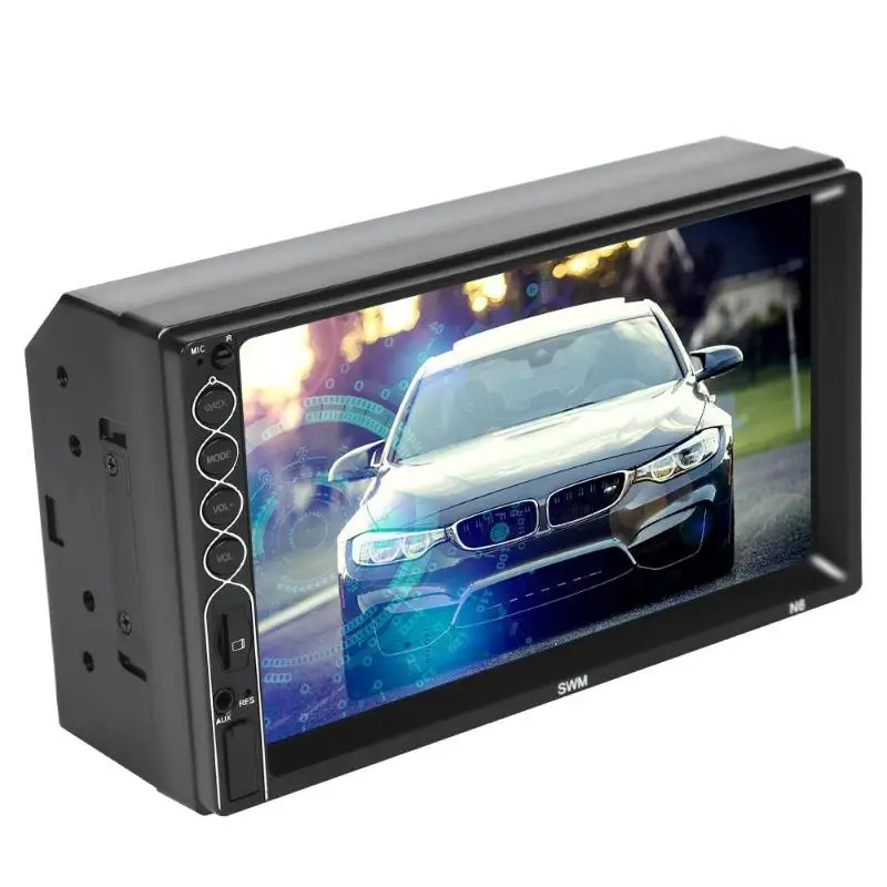 

Universal 2 Din Car MP5 Player 7" Inch Touch Screen Multimedia Player Bluetooth MP4 MP5 FM TF USB Aux Autoradio