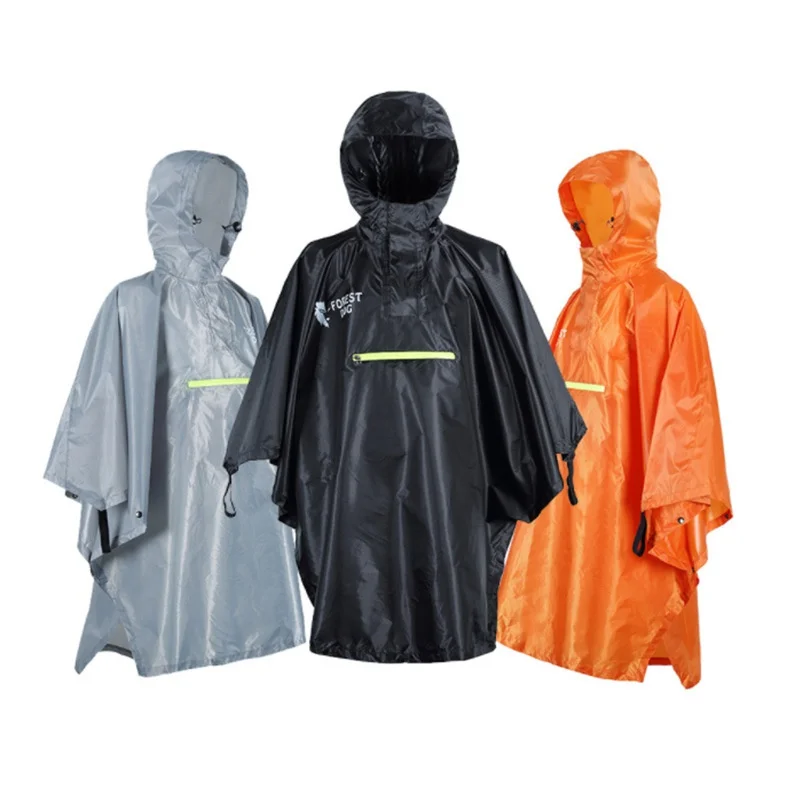 

Outdoor Camping Multifunctional Raincoat Backpack Hooded Rain Cover Hiking Riding Rainproof Poncho