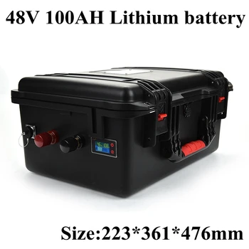 

48V Solar Lithium Battery 100Ah 200Ah Endurance Use At Night with BMS for 10Kw Solar Energy Panels Inverter Kva Kw + 10A Charger
