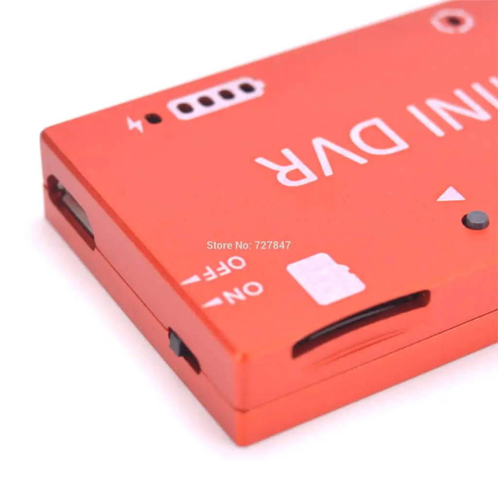 

FPV Mini DVR Video Audio Recorder FPV Recorder Built-in 3.7V 400mah Battery for FPV RC Multicopters VR Goggle