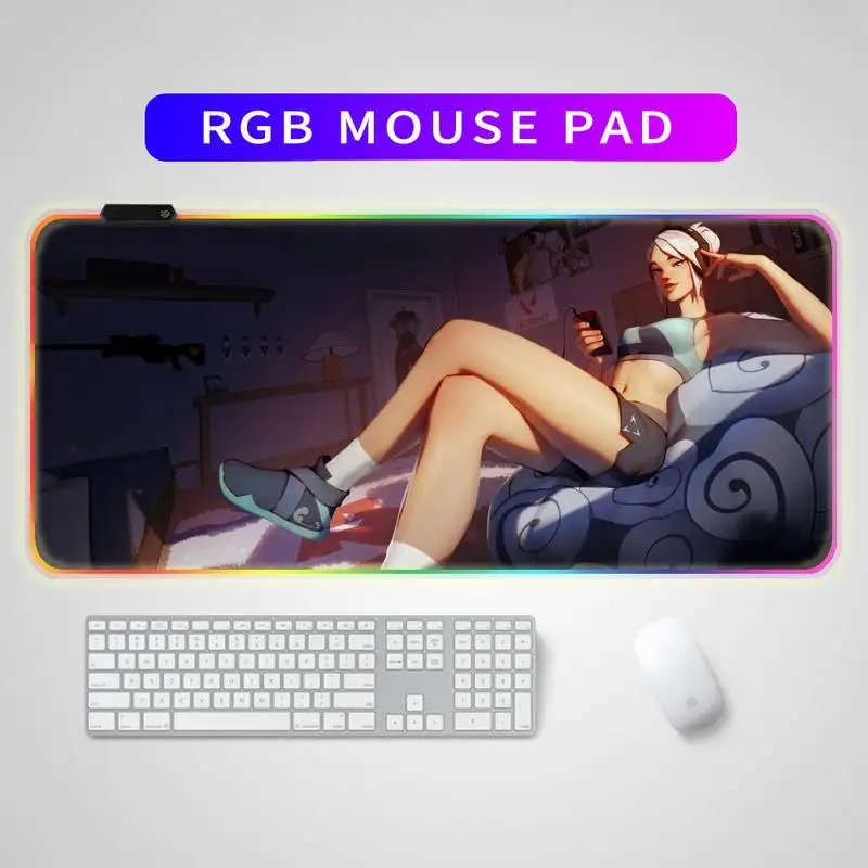 

Блокировочный коврик для мыши, игровой коврик для мыши RGB, коврик для мыши, большой размер XXL, большой коврик для клавиатуры, компьютерный ков...