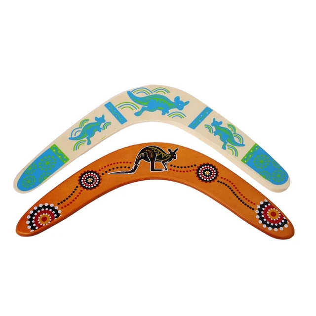 New Kangaroo Throwback V Shaped Boomerang Flying Disc Throw Catch Outdoor Game 5