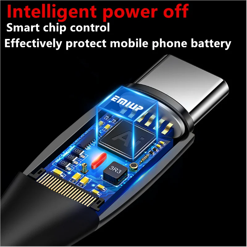 Micro USB Авто отсоединить кабель QC3.0 USB быстрая зарядка защита умный кабель отключения питания провод данных Android Мобильный Microusb