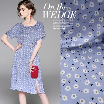 

50x140cm natural mulberry silk stretch satin fabric 19mm summer draped soft fashion sewing spandex fabric cloth for dress