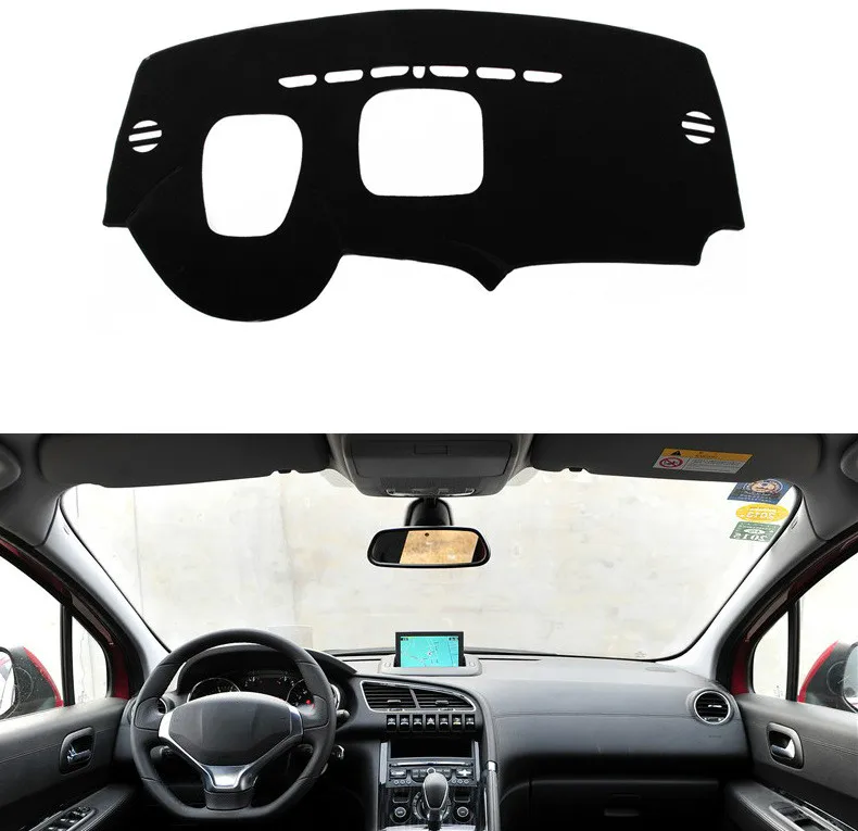 Dashboard Cover Mat Pad Sun Shade Visor Instrument Carpet Car Styling Accessories LHD For Peugeot 3008 2013 2014 2015 2016 | Автомобили и