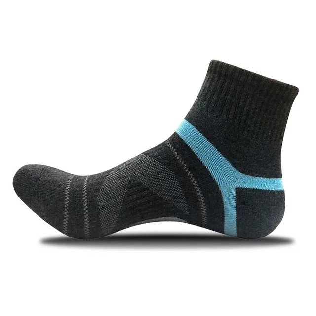 Winter Men Socks Thicken Thermal Wool Pile Cashmere Snow Socks Climbing Hiking Sport Seamless Boots Floor Sleeping Socks For Men - Цвет: WHXK012 deep gray