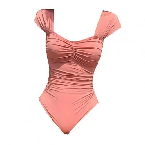 2021 new Bikini One-piece Comfortable Polyester Girl Sexy Swimwear for Swimming One-piece Beach Bathing Suit Sexy Women Swimsuit white long sleeve bodysuit Bodysuits