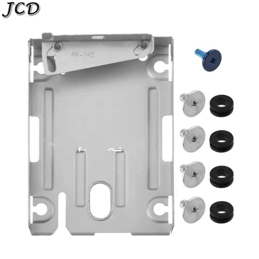 PS3용 JCD 슈퍼 슬림 내장 하드 디스크 드라이브 HDD 장착 브래킷 캐디 + CECH-400x 시리즈용 나사(HDD는 포..
