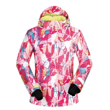 MUTUSNOW Женская лыжная куртка зимняя водонепроницаемая ветрозащитная Женская Спортивная одежда для сноубординга