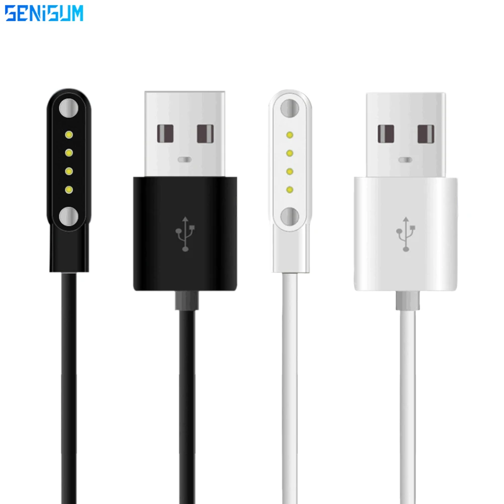 original universal 4pin magnet charger magnetic charging wire cable for clock GT88 GT68 KW08 i7 i6 i4 FS08 GV68 smart watch | Электроника