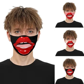 

Unisex Print Lovely Reusable Mouth Face Masks Windproof Mouth Muffle Masque Mouth Caps Facial Mask Face Shield Mondmasker