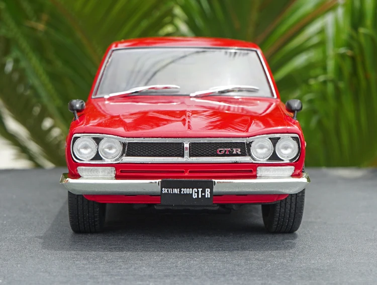 1/18 Triple9 коллекция Nissan SKYLINE GTR GT-R KPGC10(белый) литая модель автомобиля