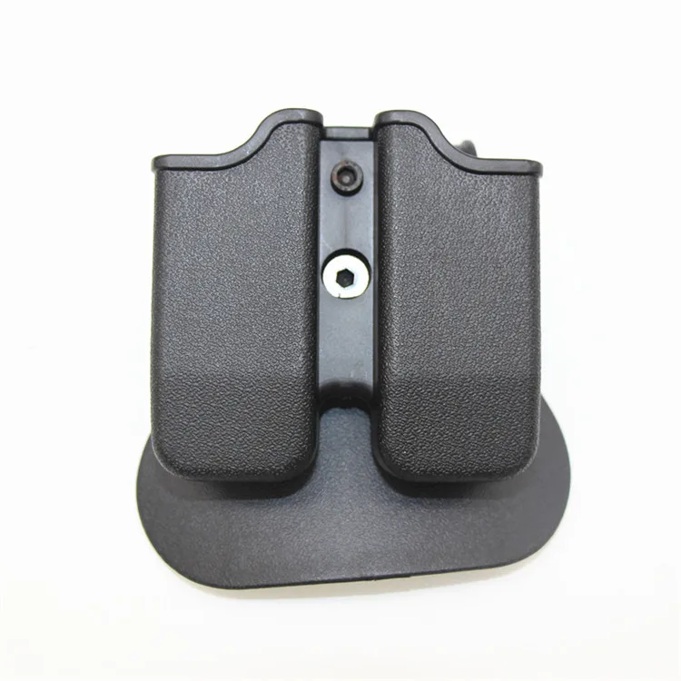 Tactical Combat Gun Holster for Glock 17 19 22 23 31 32 Airsoft Pistol Belt IMI Holster with Double Magazine Pouch for Hunting