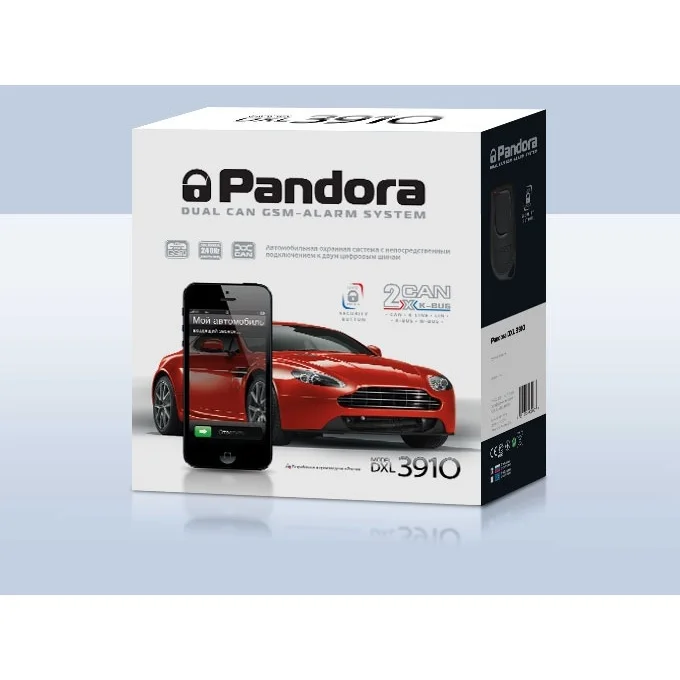 Автосигнализация Pandora DXL 3910PRO 2xCAN+GSM+LIN+Slave