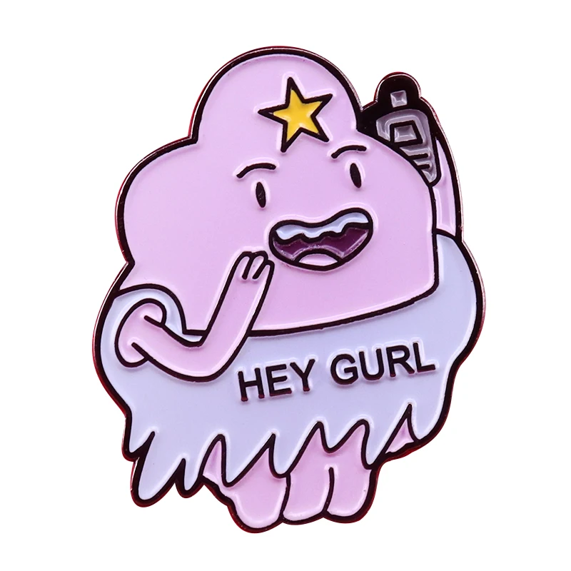 Брошь Hey gurl в стиле принцессы Время приключений|Броши| |
