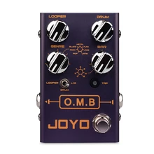 

JOYO R-06 O.M.B LOOPER Drum Mode Guitar Effects Pedal Auto-align Count-In Loop Guitar Effects Tap Tempo Function 40 mins Looper