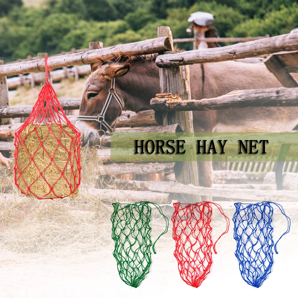 Сумка для кормов лошади Ослик рюкзак для кормления лошадь езда сено мешок оборудование для верховой езды для конной комнаты питания