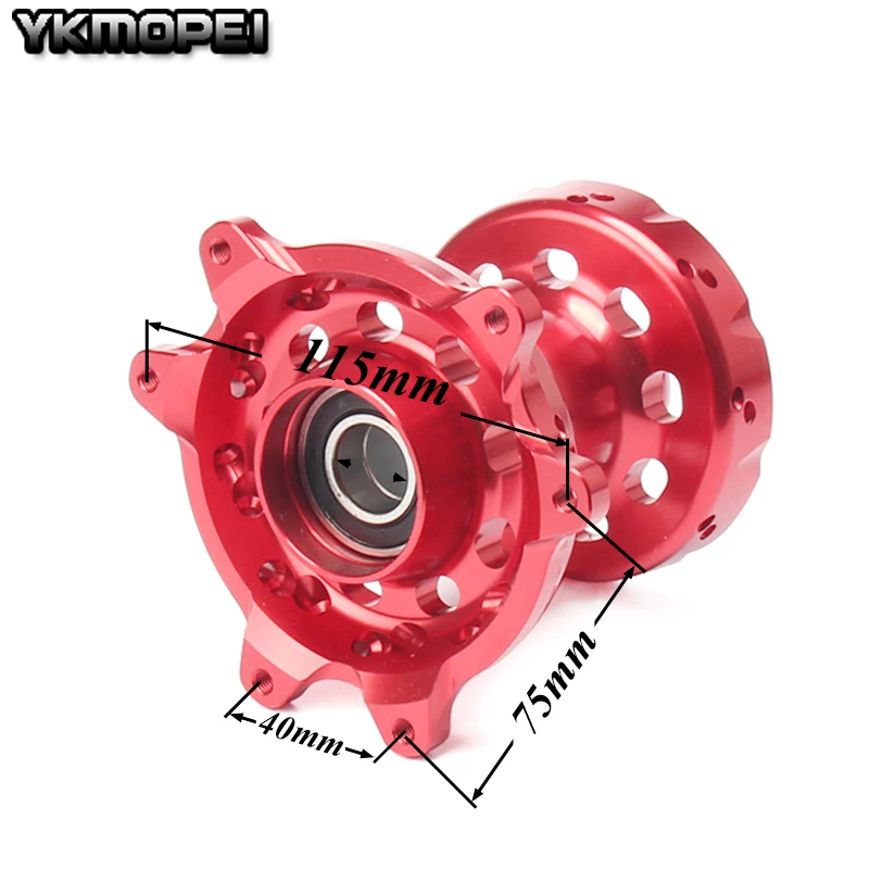 CNC полный набор передних и задних ступиц колеса 36 отверстий для CR125/250 2002-2007 CRF 250 CRF450R/X 2002-2012