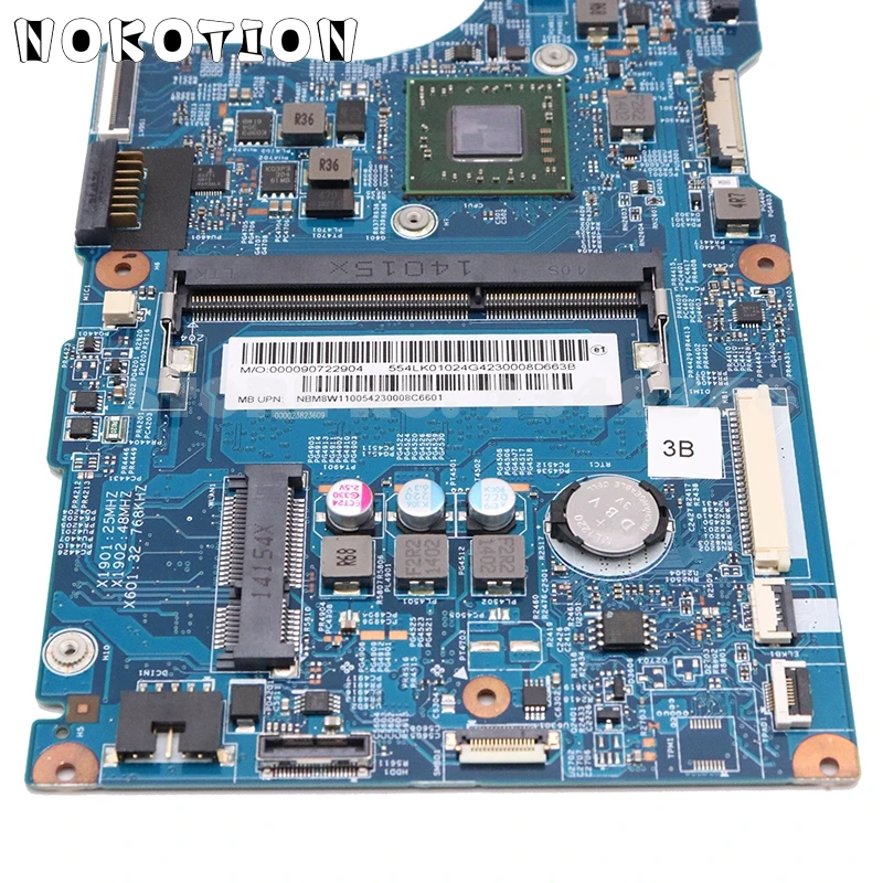 NOKOTION для acer aspire V5-122P Материнская плата ноутбука 48.4LK02.031 NBM8W11005 NB. M8W11.005 DDR3 с процессором