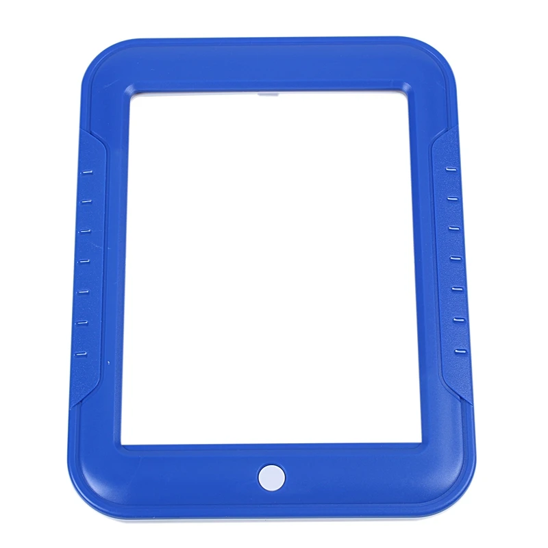 

HOT-Blue 3D Magic Drawing Pad LED Writing Board For Plastic Creative Art Magic Board Pad With Pen Brush Children Clipboard Set G