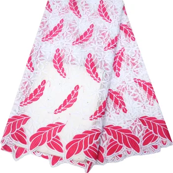 

African Tulle Fabric Embroidered Net Lace African French Laces Fabrics High Quality Nigerian Milk Silk Mesh Lace Materials N2585