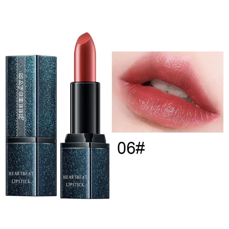 A6 Smooth Moisturizing Lipstick Waterproof Non-stick Cup Long-lasting Colorfast Lipstick Matte Lipstick For Dark Skin - Цвет: A6