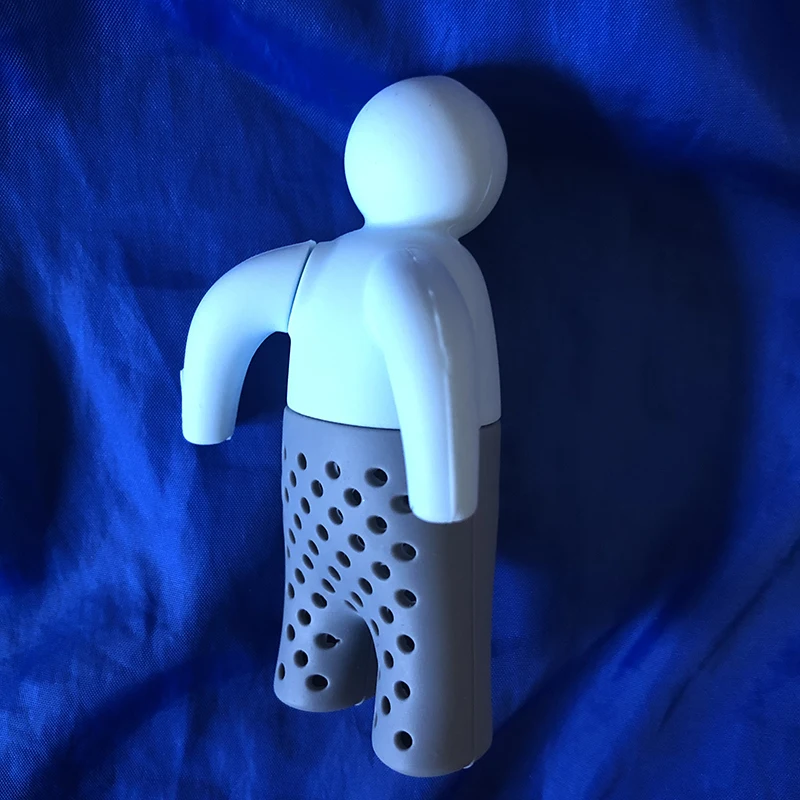 

Dropshipping Silicone Rubber Man Shape Tea Infuser Strainer Basket Drop Shipping