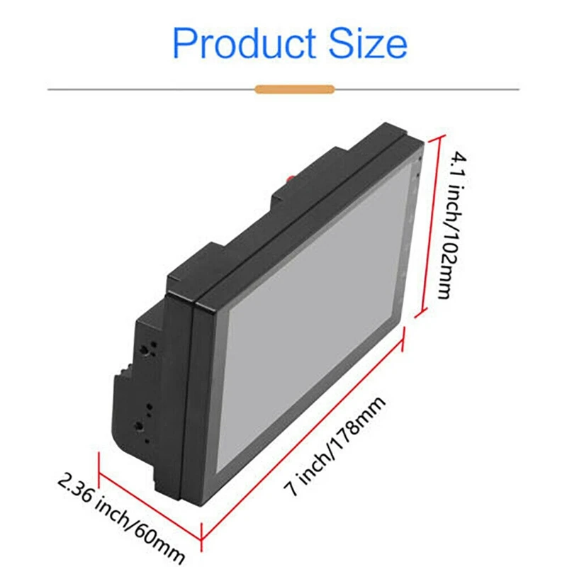 7 дюймов 2Din Android 8,1 автомобильный MP5 плеер Емкостный сенсорный экран автомобильный gps навигация FM AM радио