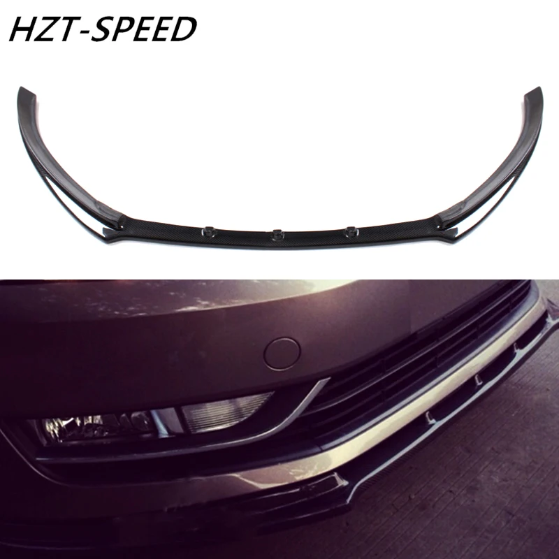 

2012 - 2013 автомобильный протектор бампер передняя губа для VOLKSWAGEN Passat R Стиль автомобиля углеродное волокно передняя губа