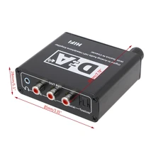 Цифро-аналоговый аудио HiFi усилитель для наушников Toslink коаксиальный взаимный преобразователь D08A