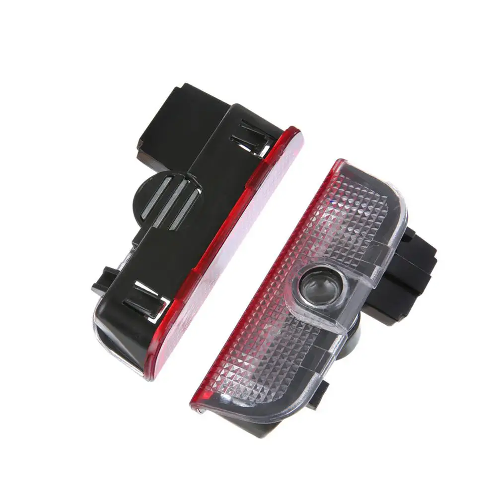 Dragonpad 2pcs Car Badge Light LED Car Door Light for VW Passat CcMagotan Shadow Light Welcome Light