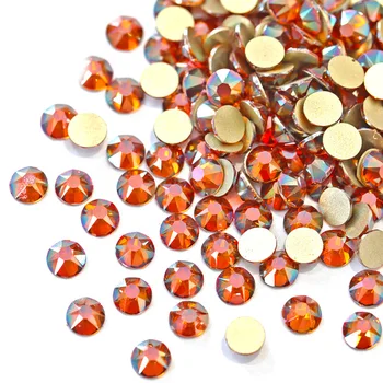 

8 Big 8 Small SS20 SS30New Color Top Nail Art Rhinestones Crystal Glitter Non Hot Fix Rhinestones Nail Decoration Garments B1092