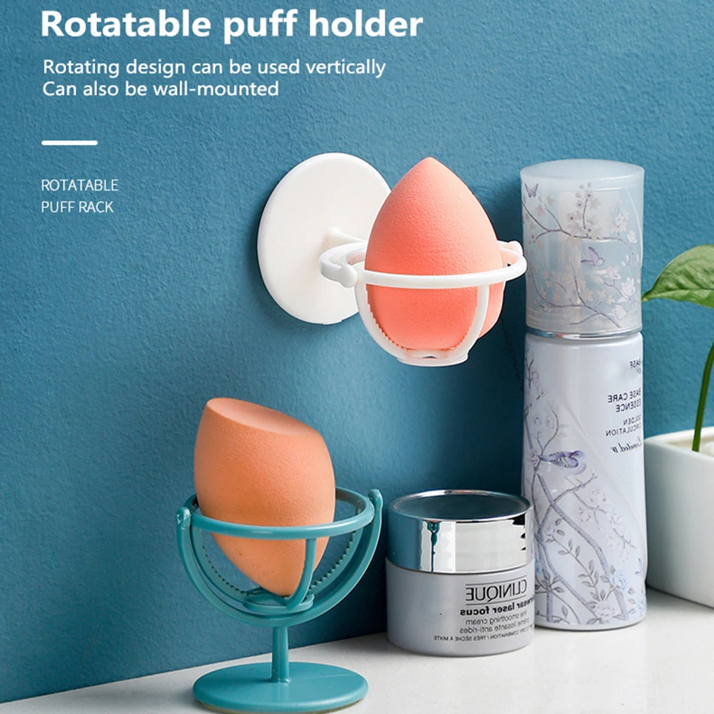 

Губка для макияжа, стойка для пудры, держатель для пудры яйца, кронштейн для пудры, сушильный шкаф, держатель для красивой полки, инструменты, держатели для кистей для макияжа