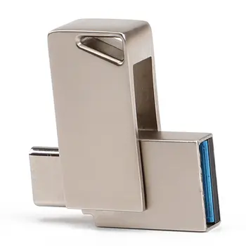 

2 In 1 Type-C USB 3.0 HS1804 Capacity U Disk Memory Stick Pen Drive Triangular Hole for Android Smartphone tablet PC