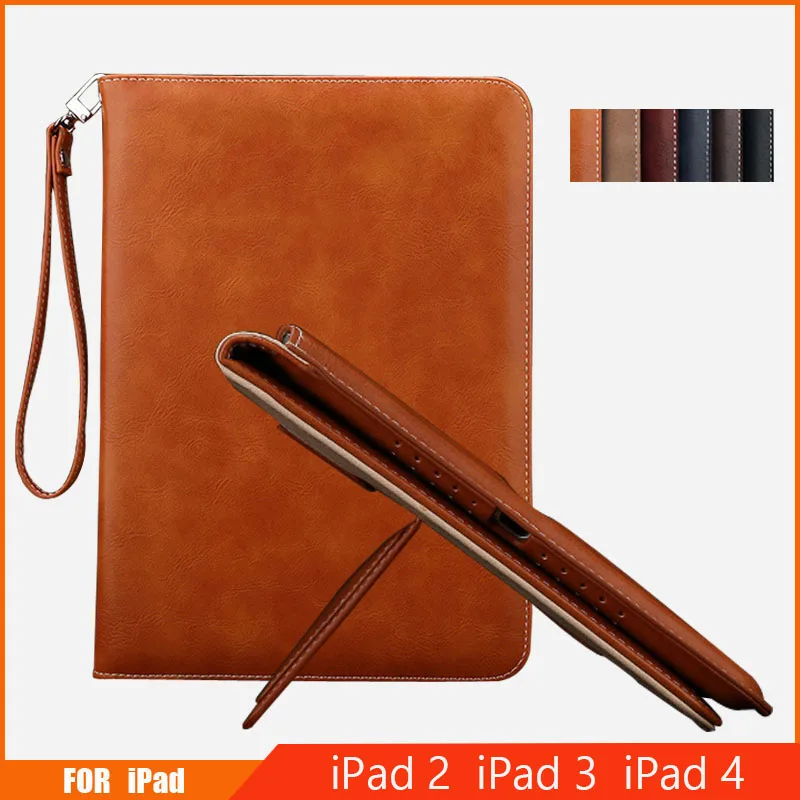 

Case For iPad 2 3 4 Case Flip Auto Sleep/Wake Up Stand Case Wallet Card Holder Leather Cover Case For Apple iPad 10.1 Inch