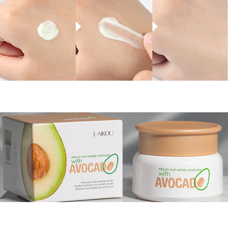

Korean Cosmetic Avocado Skin Care Face Lift Essence Tender Anti-Aging Whitening Wrinkle Removal Face Cream Hyaluronic Acid 35g