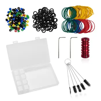 

Tattoo Accessories Tattoo Supplies Rubber + O-Rings A-bar Grommet Nipple Bands machine Cleaning Brush + Alloy Tattoo Handle