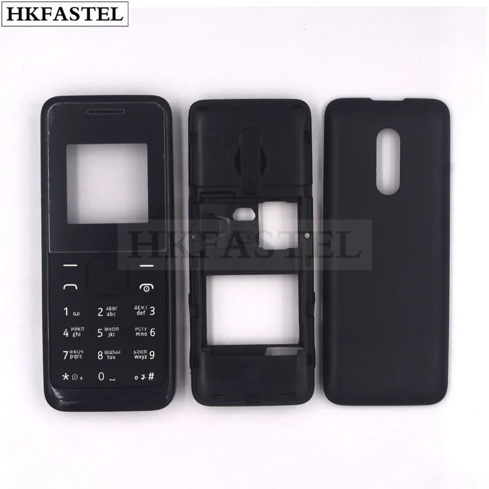 Hkfatel высококачественный корпус новый для Nokia 105 2013 полный мобильный телефон чехол