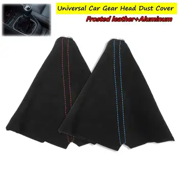 

Universal Frosted Leather Car Gear Shift Knob Boot Car Gear Head Dust Cover Suede Gear Shift Collars Covers