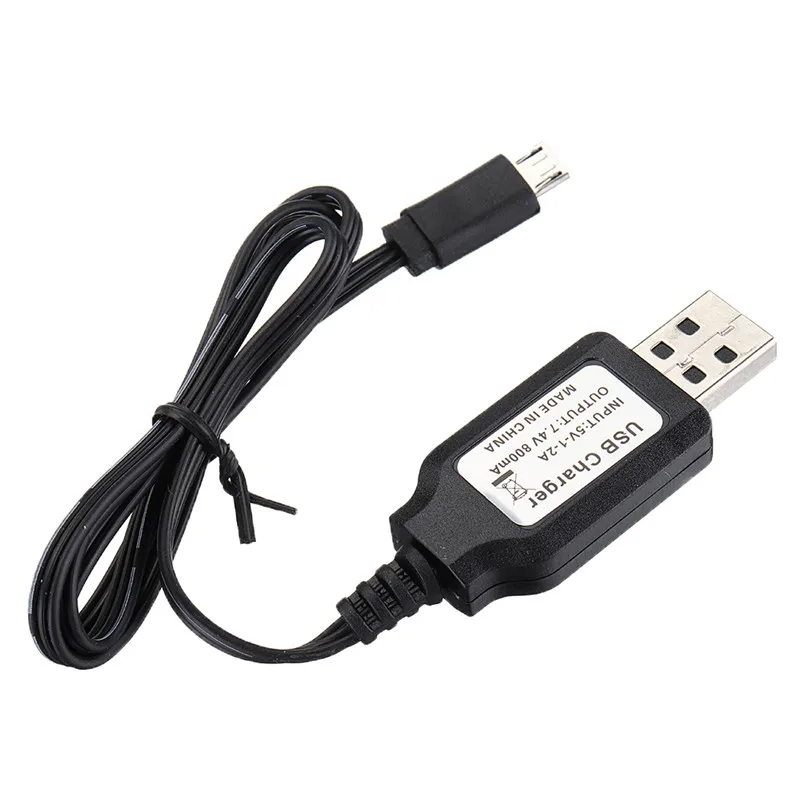 

1PCS FUNSKY S20 WIFI FPV RC Drone Quadcopter Spare Parts 7.4V Battery Charger USB Charger Cable for Quadcopter Outdoor Toys