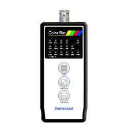 Générateur de barres de couleur, testeur CCTV 4MP CVI/5MP TVI/ 5MP AHD + CVBS, prise en charge de la sortie PAL/NTSC et détection de câble/ligne 