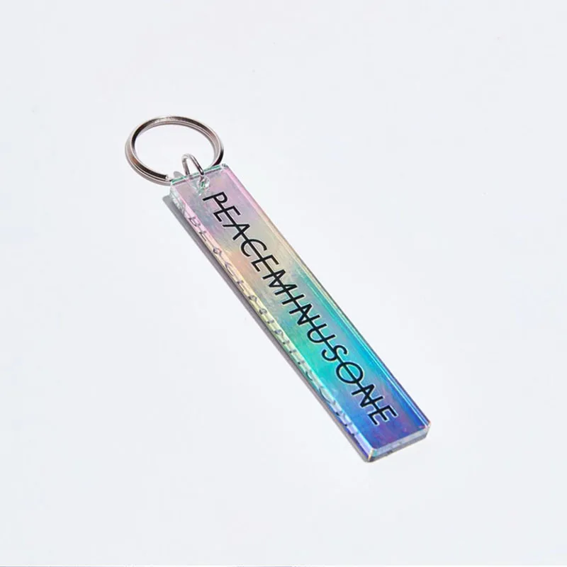 Bigbang G-dragon Personal Album Kwon Ji Young Laser Peaceminusone Key Chain Keyring Clothing Accessory Fans Collection LXX321