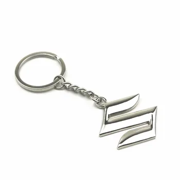 

Car Styling 3D Metal Fashion Keychain Key Rings For Suzuki SWIFT VITARA SX4 Auto Wheel Tire Valve Cover Car Styling