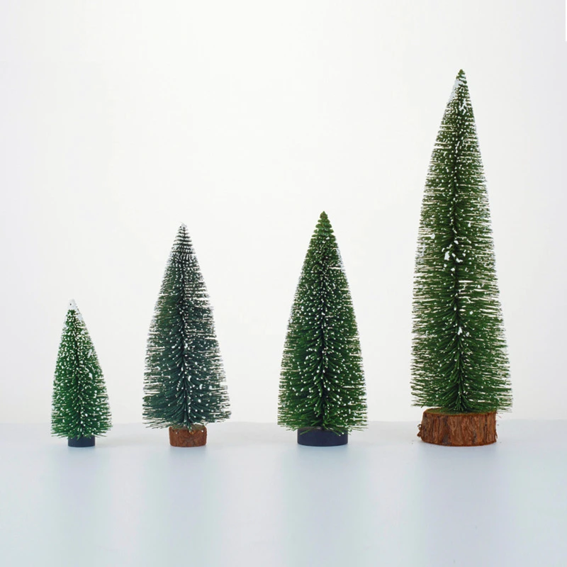 

Christmas Tree New Year's Mini Small Pine Tree 1pcs DIY Mini Tree Placed for Desktop Home Decoration for New Year Xmas Kids Gift